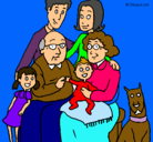 Dibujo Familia pintado por karlaxd