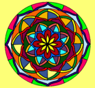 Dibujo Mandala 6 pintado por Angie59