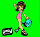 Dibujo Polly Pocket 12 pintado por sayca