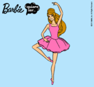 Dibujo Barbie bailarina de ballet pintado por claudiaaaaaa