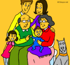Dibujo Familia pintado por YEISMI
