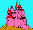 Dibujo Castillo medieval pintado por martinam