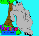 Dibujo Horton pintado por girl16