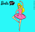 Dibujo Barbie bailarina de ballet pintado por Elsa-1200