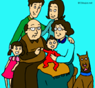 Dibujo Familia pintado por jioi
