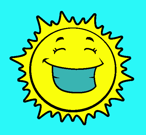 Sol sonriendo