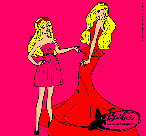 Barbie estrena vestido