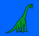 Dibujo Braquiosaurio pintado por padacdfsd