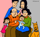 Dibujo Familia pintado por jamil 