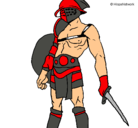 Dibujo Gladiador pintado por sergi10