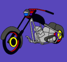 Dibujo Moto pintado por lloaxix