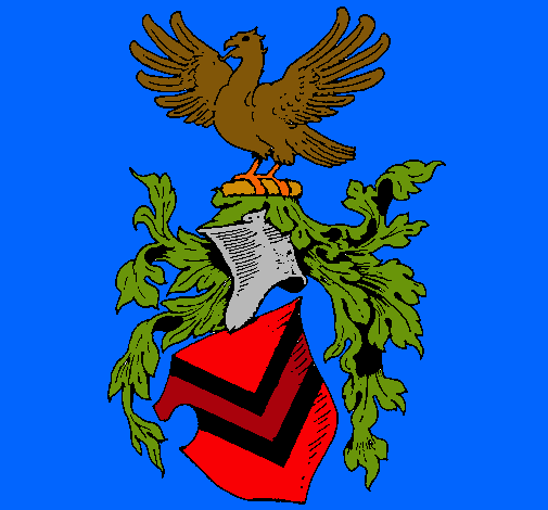 Escudo de armas y aguila 