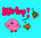 Dibujo Kirby 4 pintado por emile