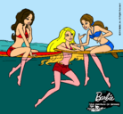 Dibujo Barbie y sus amigas pintado por Maria-pm