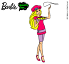 Dibujo Barbie cocinera pintado por karel