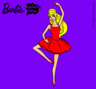 Dibujo Barbie bailarina de ballet pintado por neriras