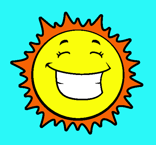 Sol sonriendo