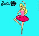 Dibujo Barbie bailarina de ballet pintado por osita11