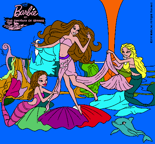 Barbie con sirenas