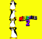 Dibujo Madagascar 2 Pingüinos pintado por sagardel