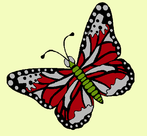 Dibujo Mariposa 4 pintado por Alive