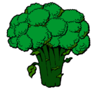 Dibujo Brócoli pintado por mish