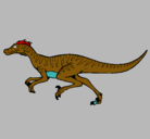 Dibujo Velociraptor pintado por wfsgtyhyfcxz