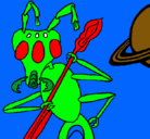 Dibujo Hormiga alienigena pintado por chochi