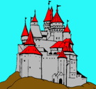 Dibujo Castillo medieval pintado por IZZI