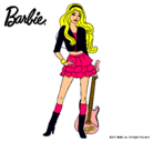 Dibujo Barbie rockera pintado por pony-56