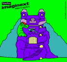 Dibujo Imaginext 12 pintado por jajajaa