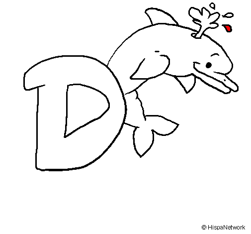 Dibujo Delfín pintado por Jandres