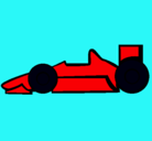 Dibujo Fórmula 1 pintado por formula