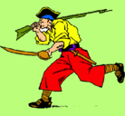 Dibujo Pirata con espadas pintado por arnauet