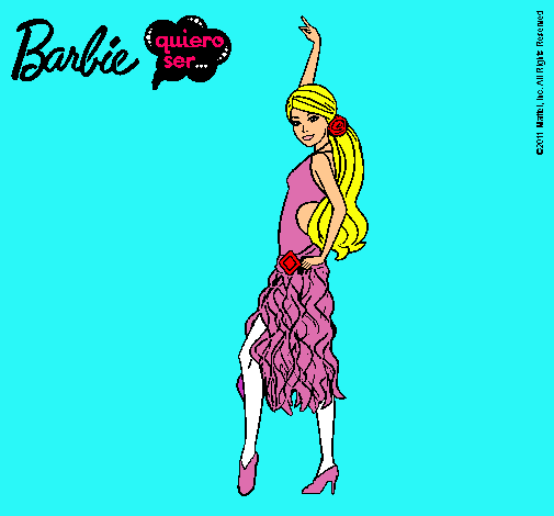 Barbie flamenca