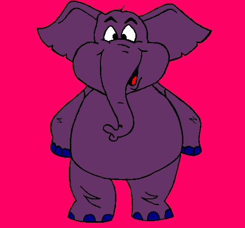 Elefante contento