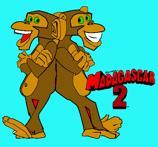 Madagascar 2 Manson y Phil 2