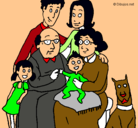 Dibujo Familia pintado por marvcos