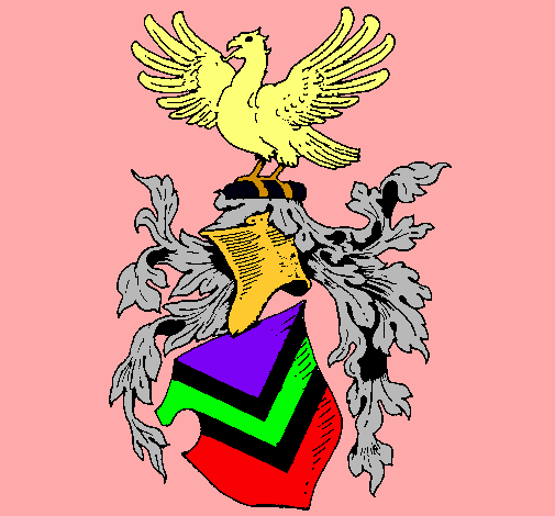 Escudo de armas y aguila 