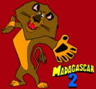 Dibujo Madagascar 2 Alex 2 pintado por MARCIALOPEZ