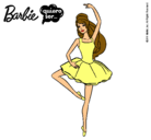 Dibujo Barbie bailarina de ballet pintado por chipi