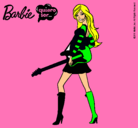 Dibujo Barbie la rockera pintado por BARBIOS