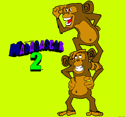 Madagascar 2 Manson y Phil