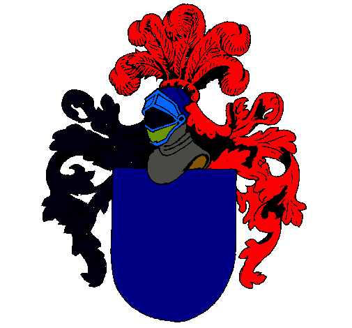 Escudo de armas y casco