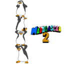 Dibujo Madagascar 2 Pingüinos pintado por oriol