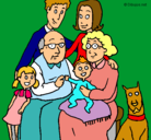 Dibujo Familia pintado por lokii