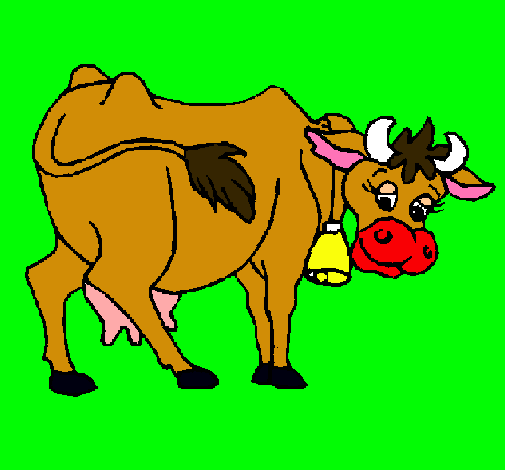Dibujo Vaca pintado por xHellex