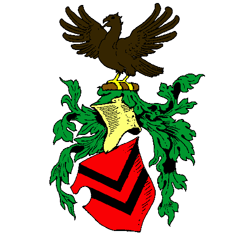 Escudo de armas y aguila 