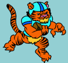 Dibujo Jugador tigre pintado por 608525212