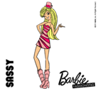 Dibujo Barbie Fashionista 2 pintado por ana1